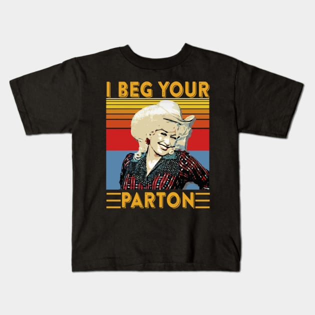 Dolly Parton Rhinestone Radiance Kids T-Shirt by labyrinth pattern